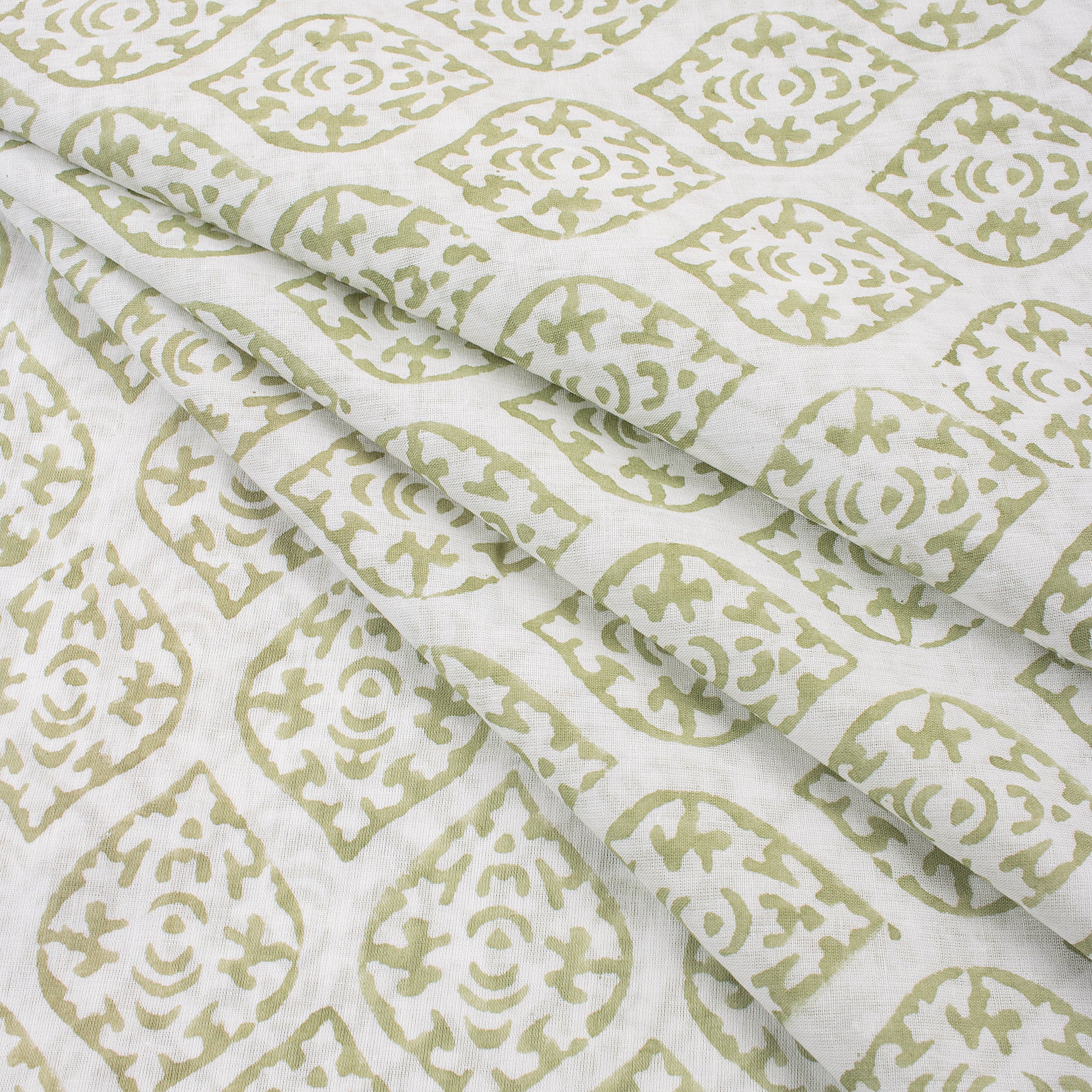 Pure Soft Cotton Block Print Fabric