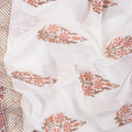 Natural Floral Print Cotton Dress Fabric