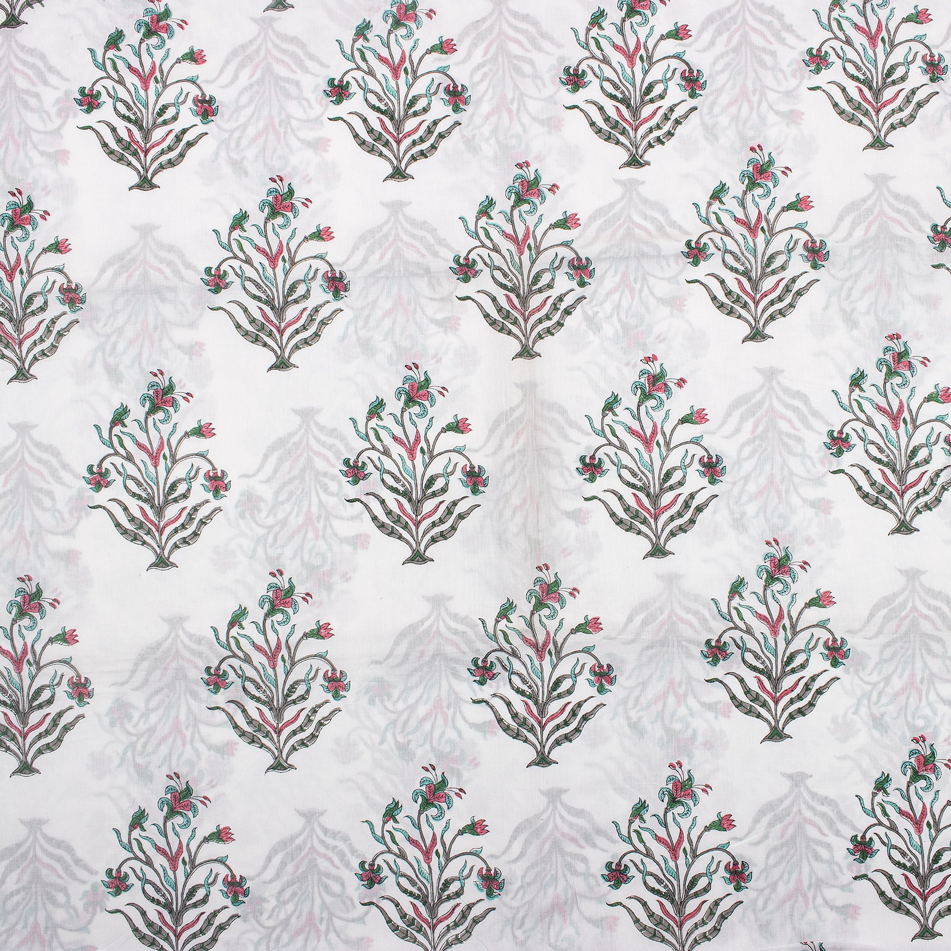 Latest Hand Floral Printed Cotton Fabric