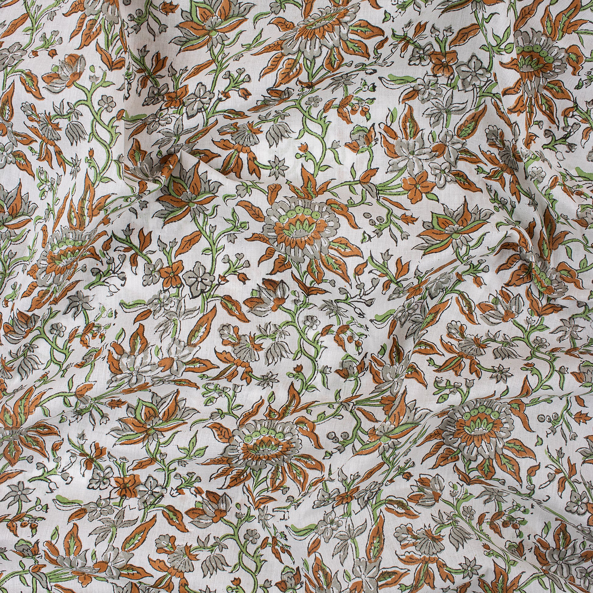 Natural Dye Block Print Fabric