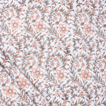 Floral Block Print Fabric