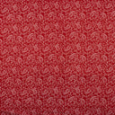 Red Floral Natural Dye Jaipur Block Print Fabric