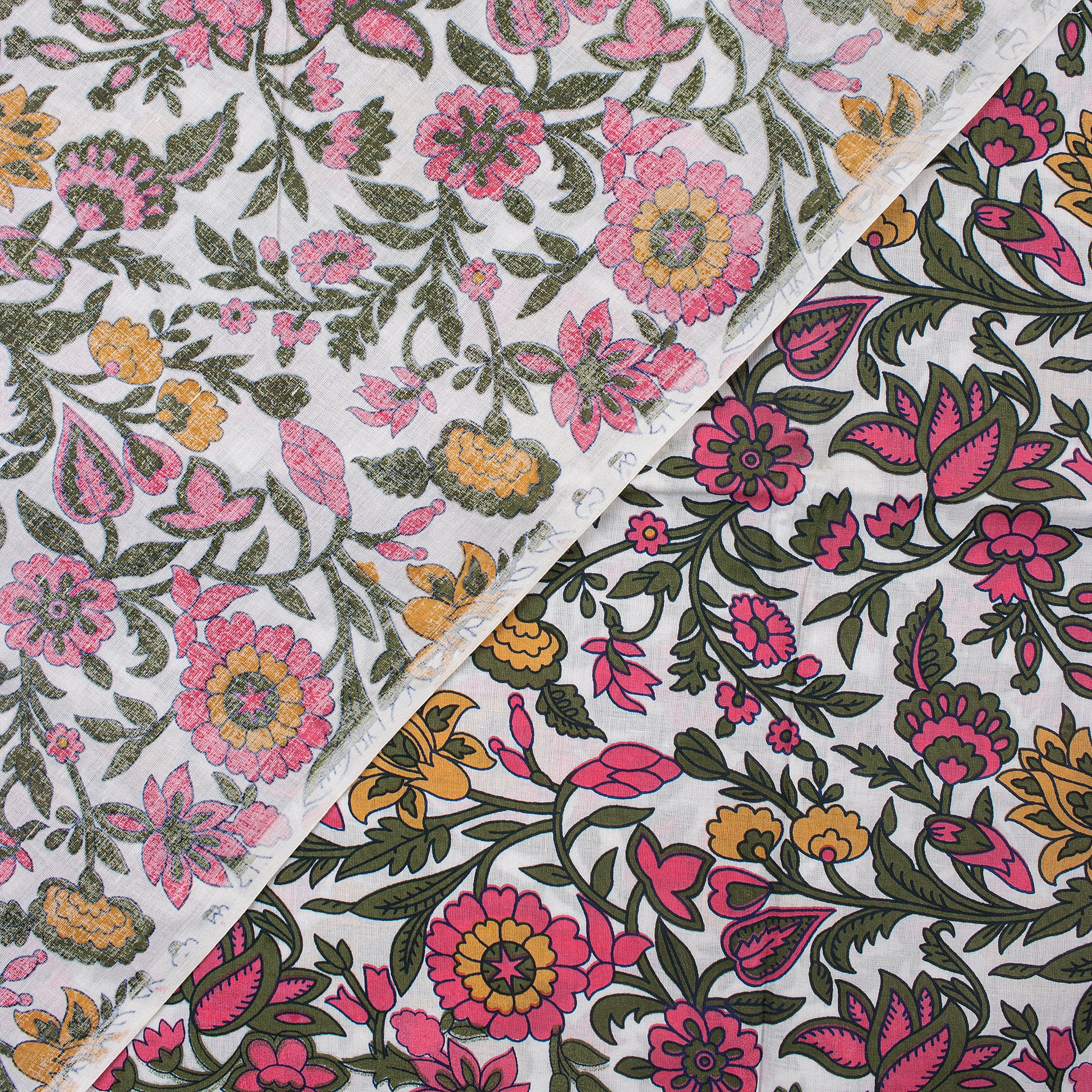 Soft Cotton Jaipur Block Print Fabric