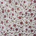 Floral Hand Block Printed Cotton Fabric