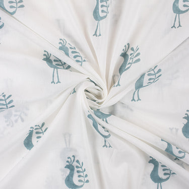 Bird Print Premium Cotton Fabric