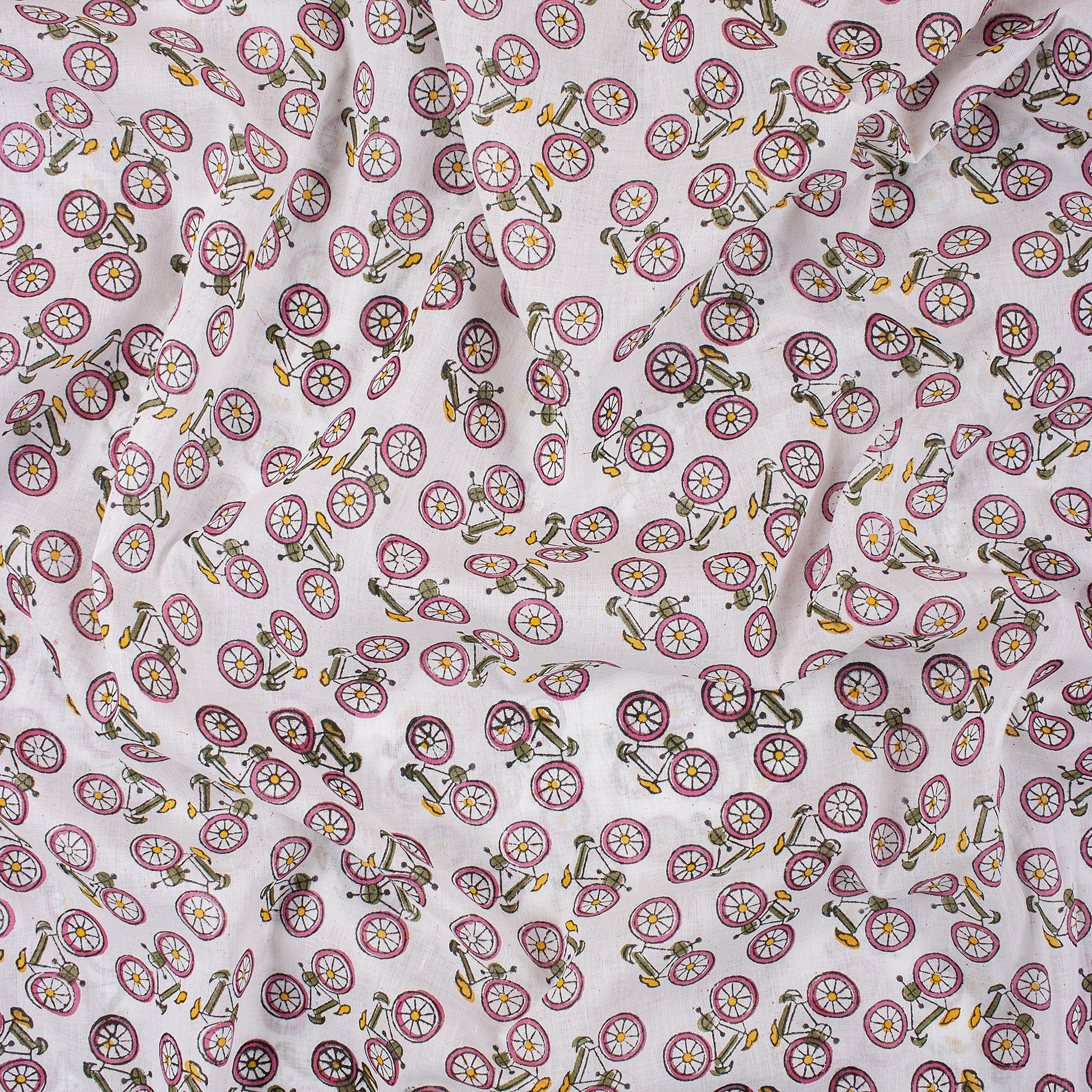 Hand Block Organic Cotton Fabric