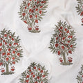 Tree Cotton Print Hand Block Fabric