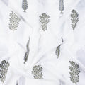 Leaf Pure Block Print Fabric Online