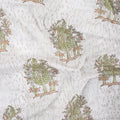 Voile Cotton Block Print Fabric