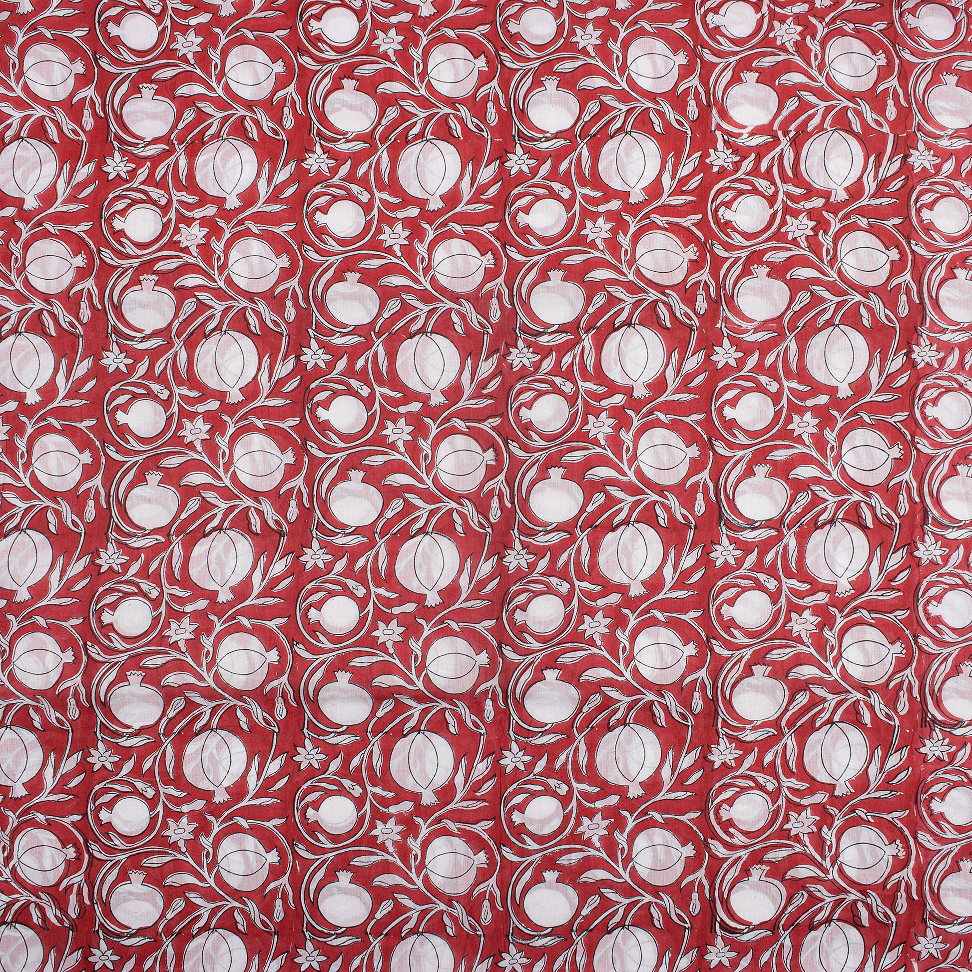 Pomegranate Block Print Fabric