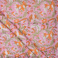 Hand Block Printed Voile Cotton Fabric