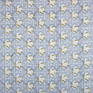 Voile Cotton Block Print Fabric