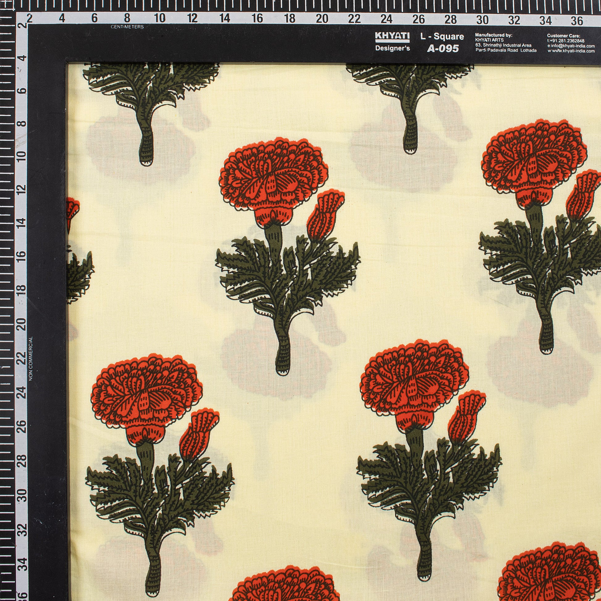 Maroon Boota Floral Printed Best Cotton Fabric