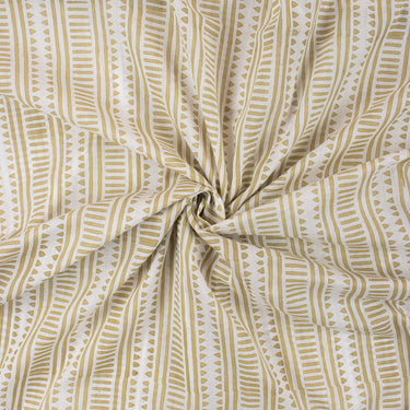 Stripes Printed Cotton Running Fabric