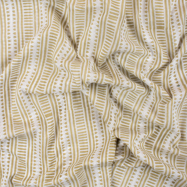 Stripes Printed Cotton Running Fabric