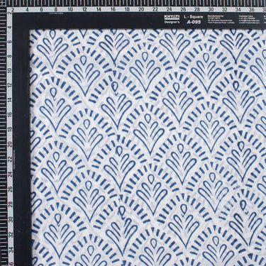 Voile Cotton Block Print Fabric