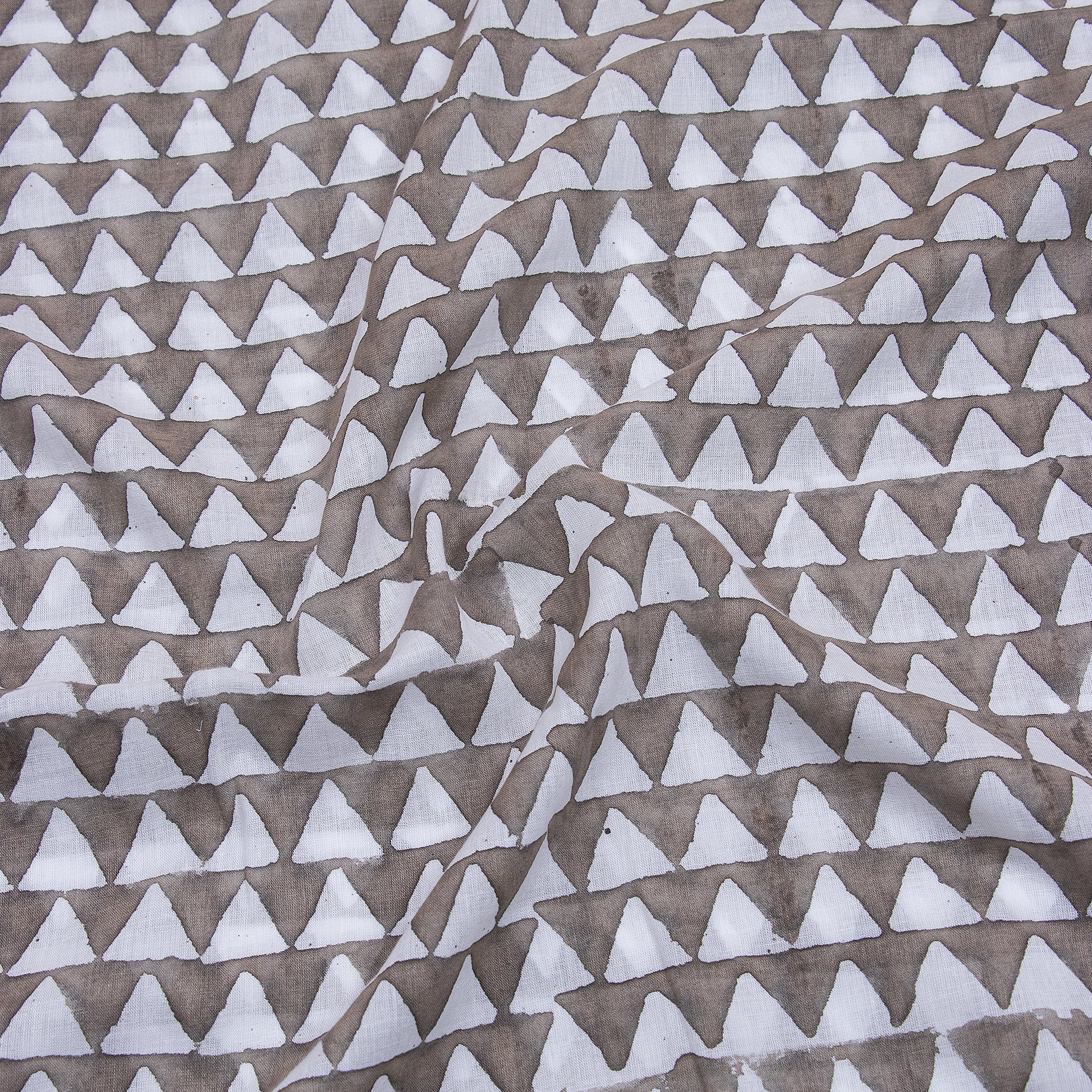 Geometrical Printed Hand Blocked Fabric Online