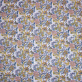 Multicolor Floral Hand Block Printed Cotton Fabric