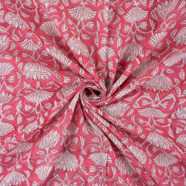 New Fabric Flower Hand Block Printed