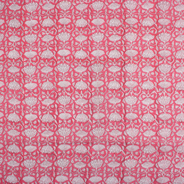 New Fabric Flower Hand Block Printed