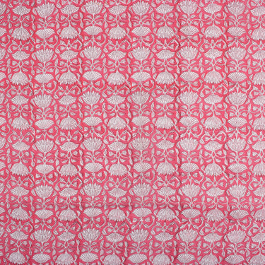 New Fabric Flower Hand Block Printed