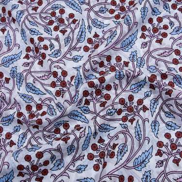 Block Printed Soft Cotton Fabric Material