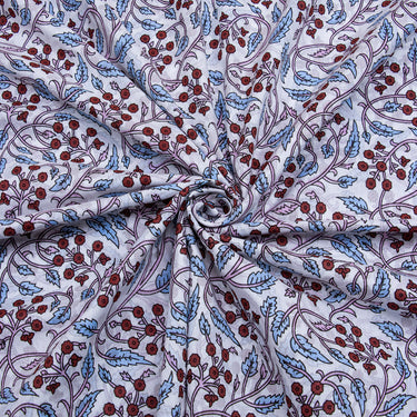 Block Printed Soft Cotton Fabric Material