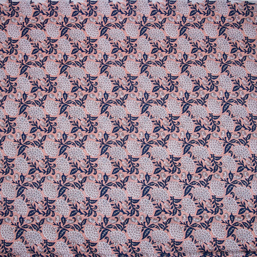 Handmade Multicolor Floral Cotton Block Print Fabric