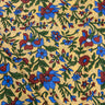 Floral Block Printed Multicolor Cotton Jaipur Fabric Online