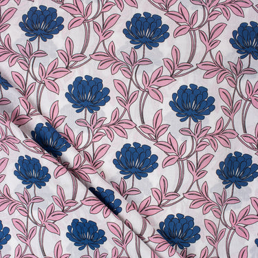 Floral Printed Cotton Modal Fabric