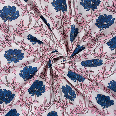 Floral Printed Cotton Modal Fabric