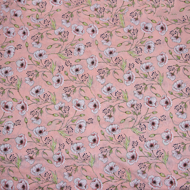 New Premium Pink Block Print Fabric Online