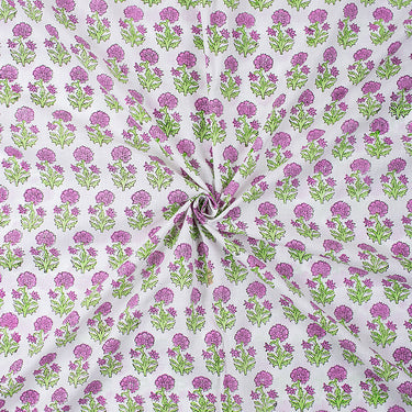 New Block Printing On Silk Fabric Online