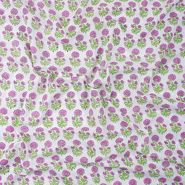 New Block Printing On Silk Fabric Online