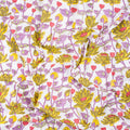 Hand Block Floral Print Voile Cotton Fabric