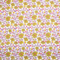 Hand Block Floral Print Voile Cotton Fabric