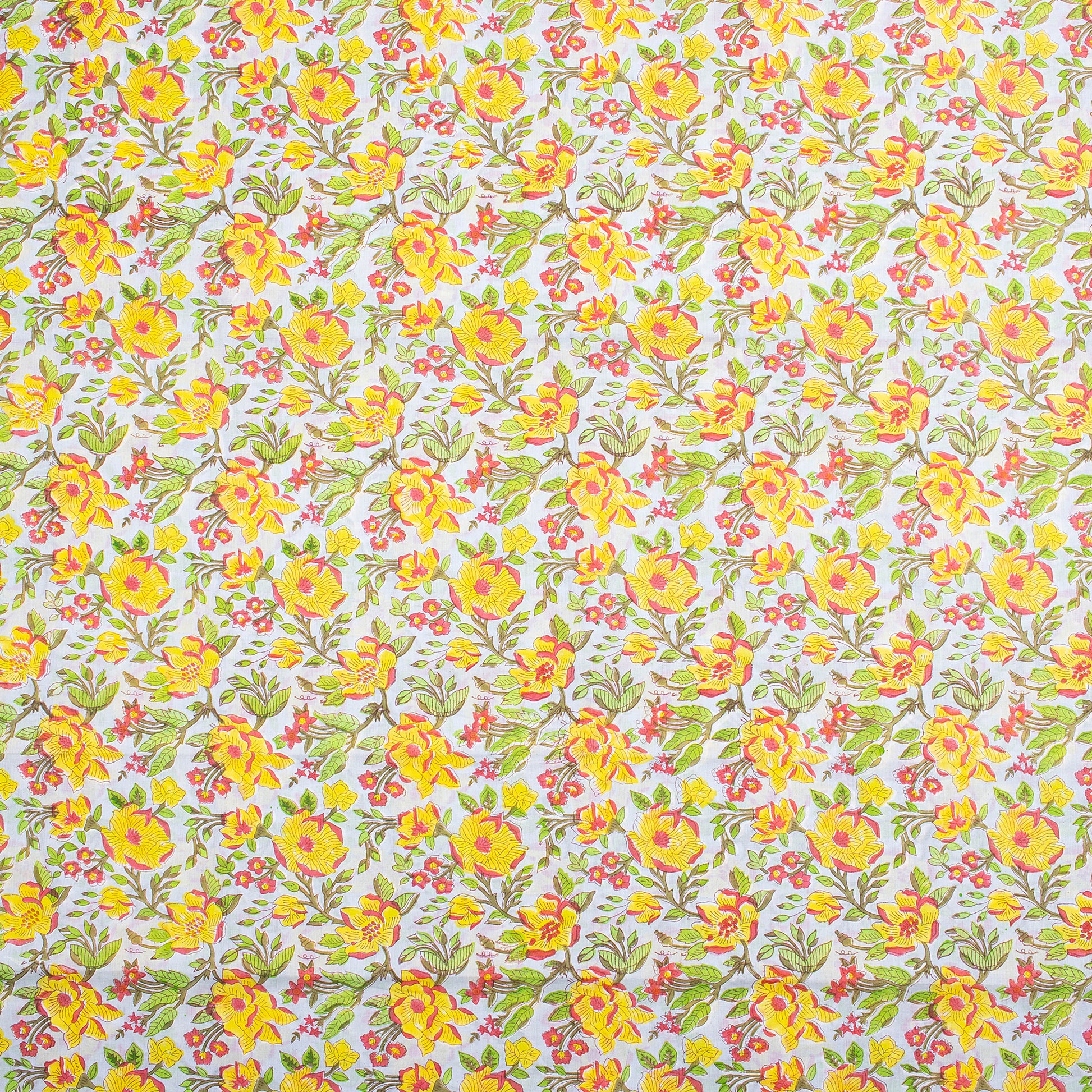 Hand Block Floral Print Best Cotton Fabric