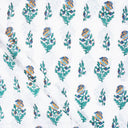 Boota Block Floral Print Cotton Fabric