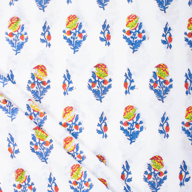 Boota Block Printed Organic Cotton Fabric