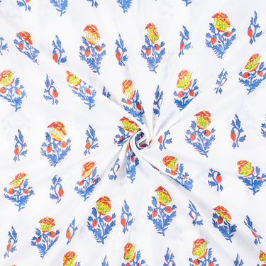 Boota Block Printed Organic Cotton Fabric