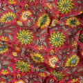 Natural Dye Printed Soft Cotton Block Print Fabric