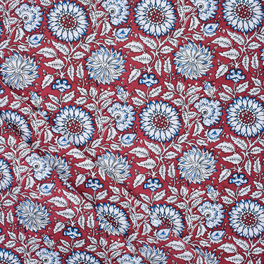 Natural Dye Printed Soft Cotton Jaipur Block Print Fabric