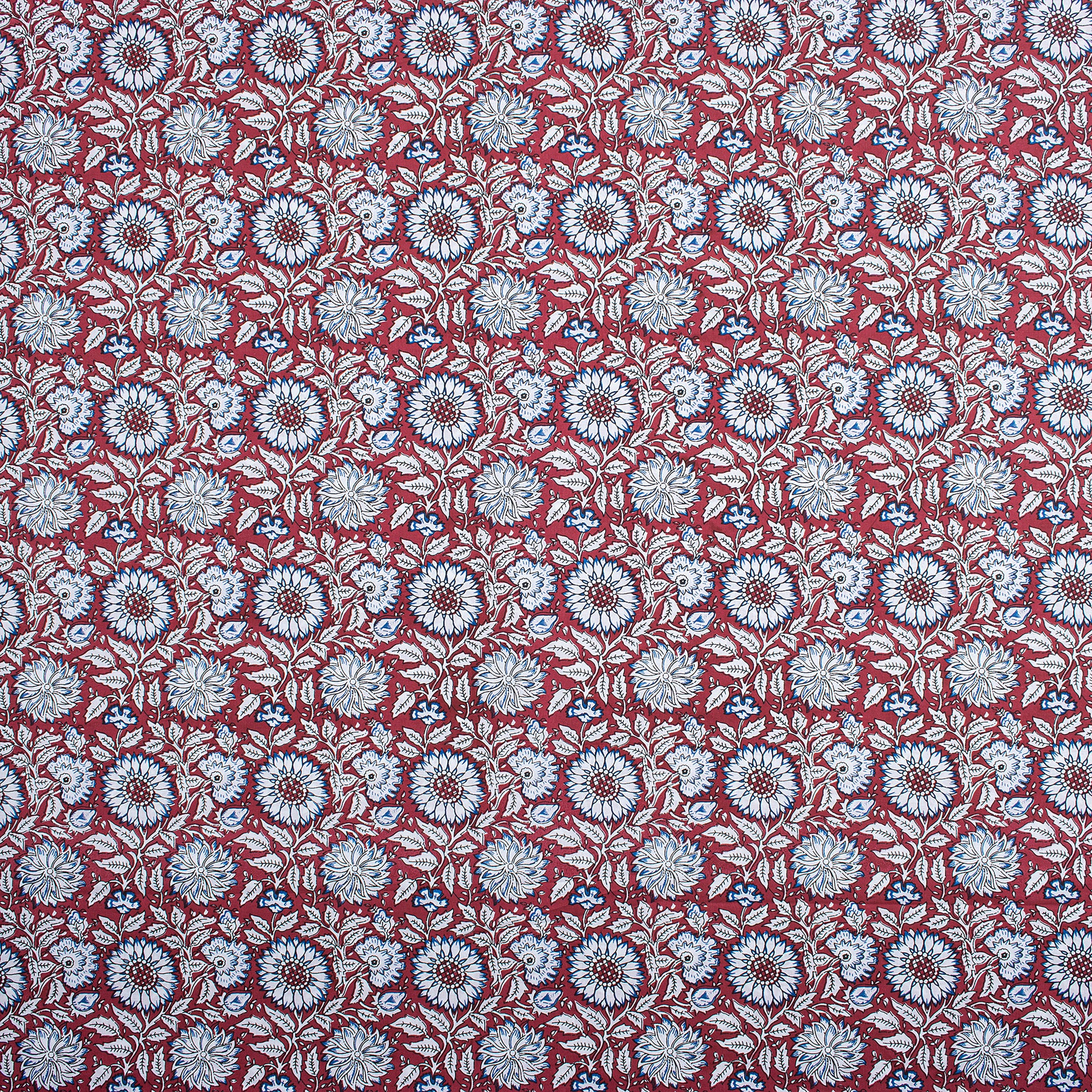 Natural Dye Printed Soft Cotton Jaipur Block Print Fabric