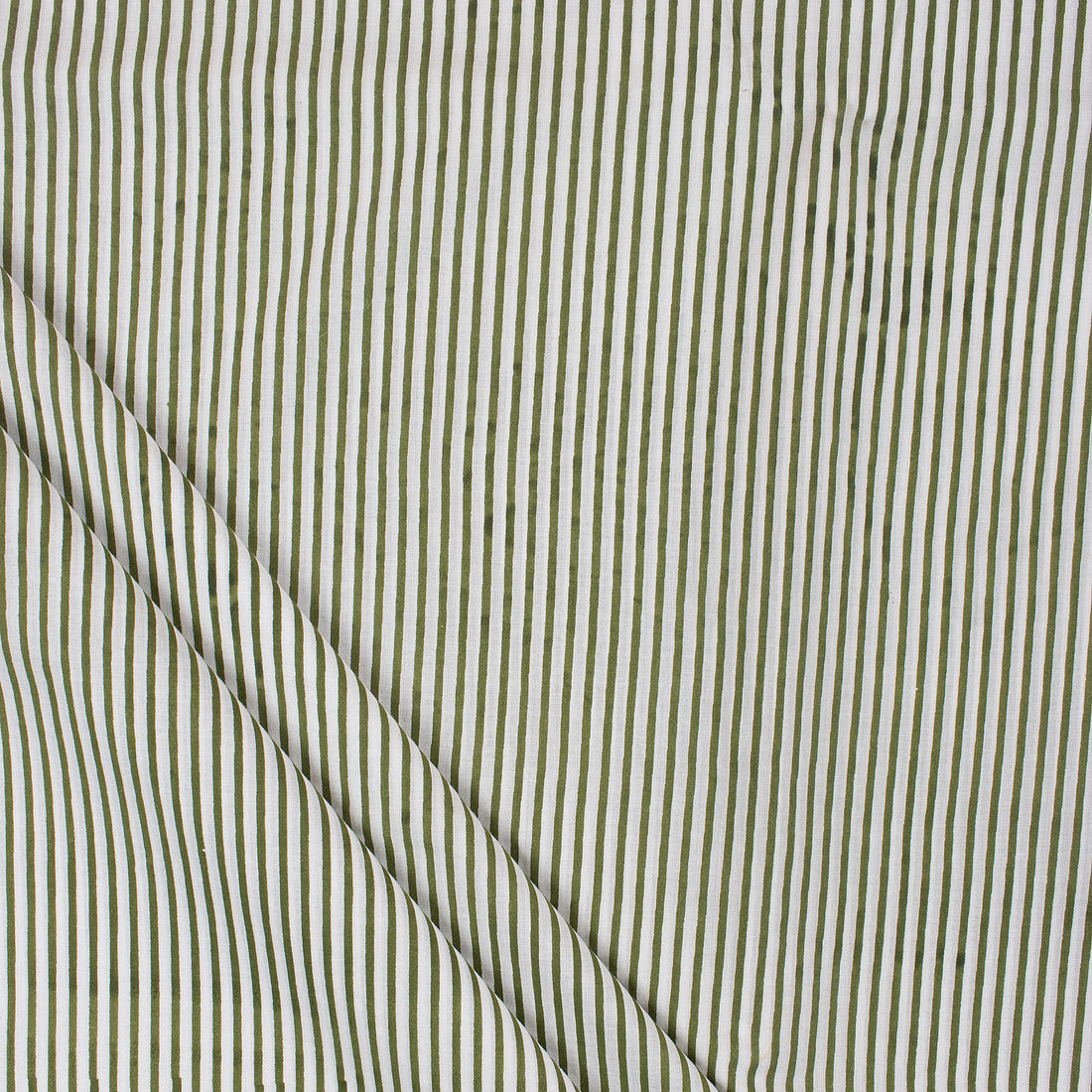 Striped Printed Cotton Fabric
