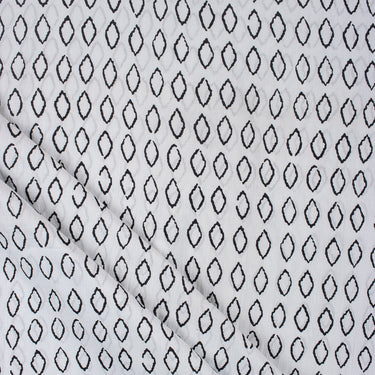 Hand Block Geometrical Cotton Block Print Fabric Online