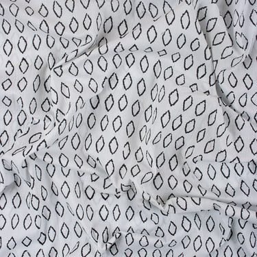 Hand Block Geometrical Cotton Block Print Fabric Online