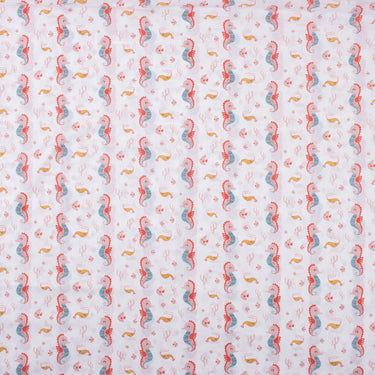 Seahorse Print High-Quality Fabric