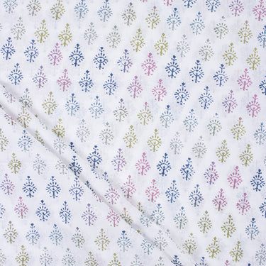 Rainbow Print Organic Cotton Fabric