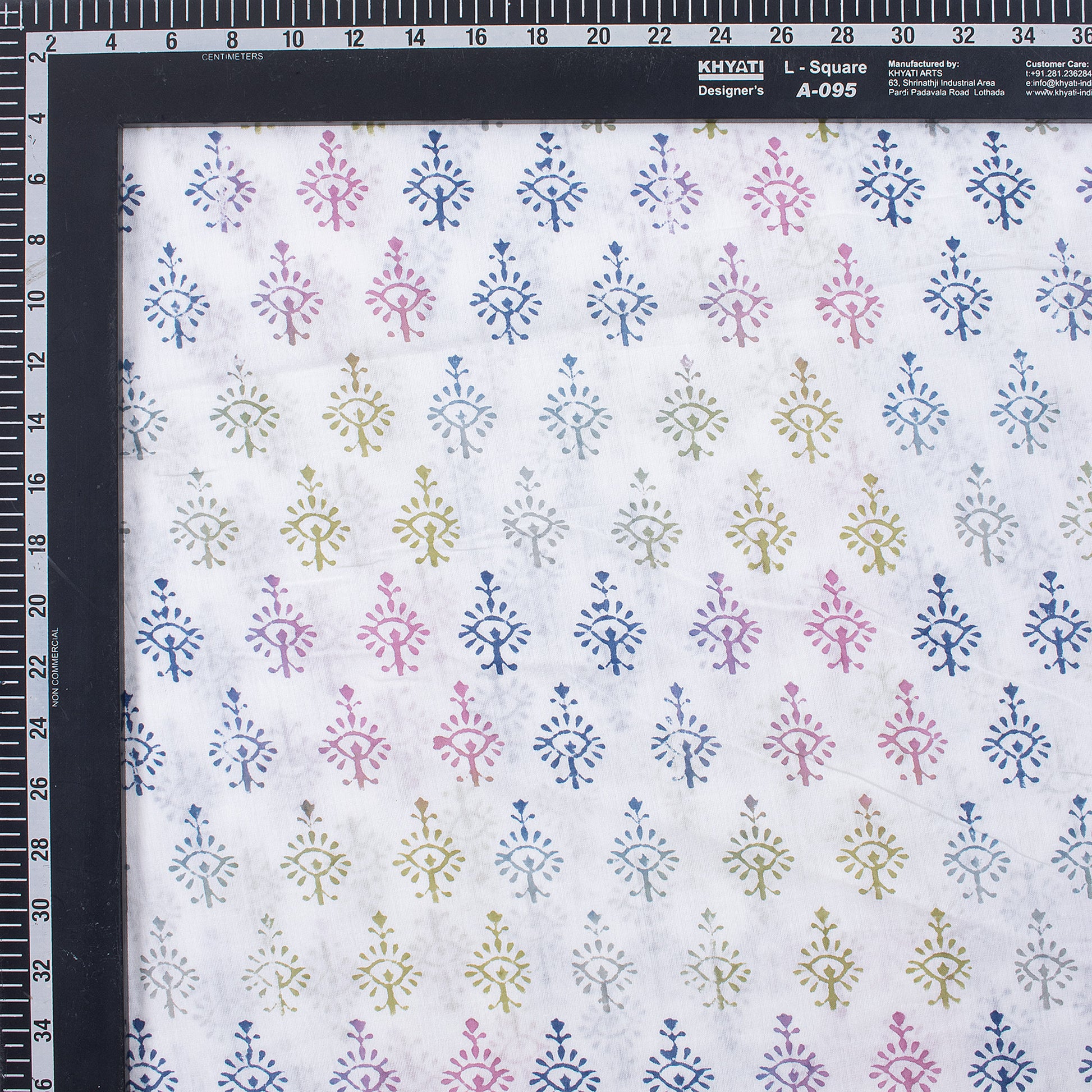 Rainbow Print Organic Cotton Fabric