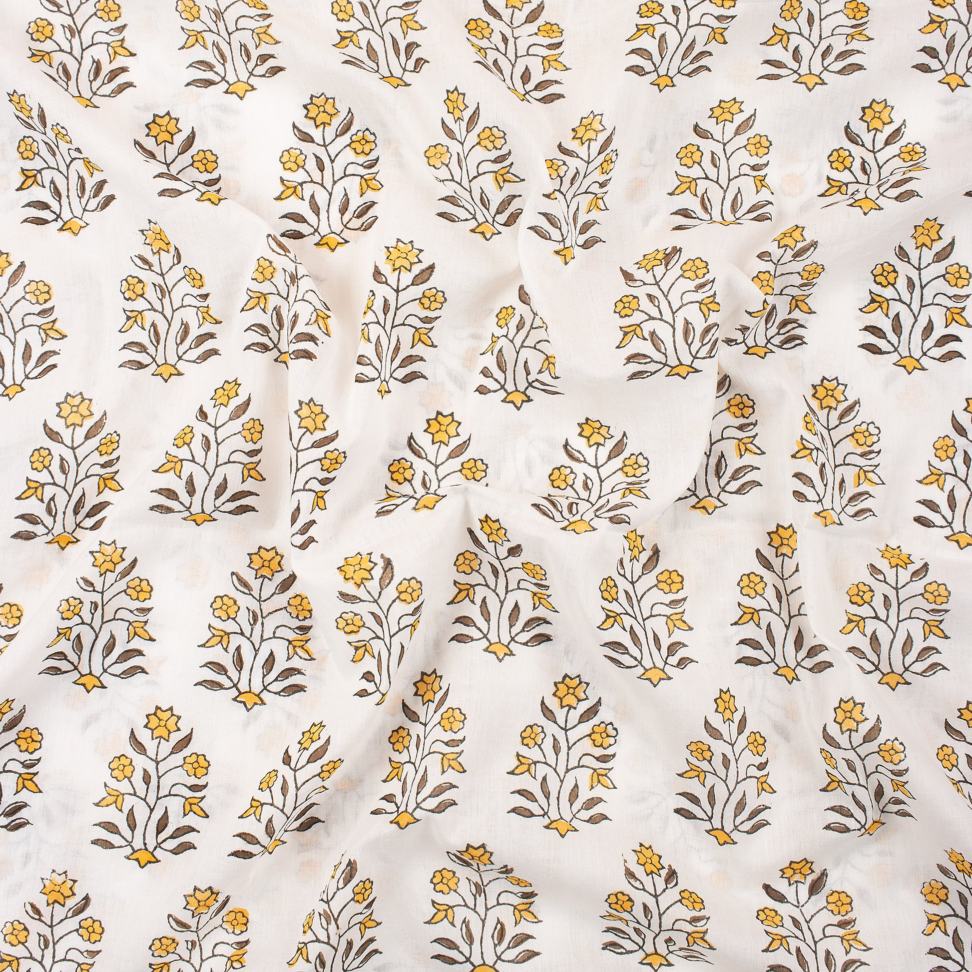 Softest Boota Floral Printed Cotton Fabric